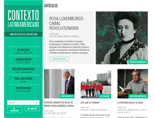 Tablet Screenshot of contextolatinoamericano.com